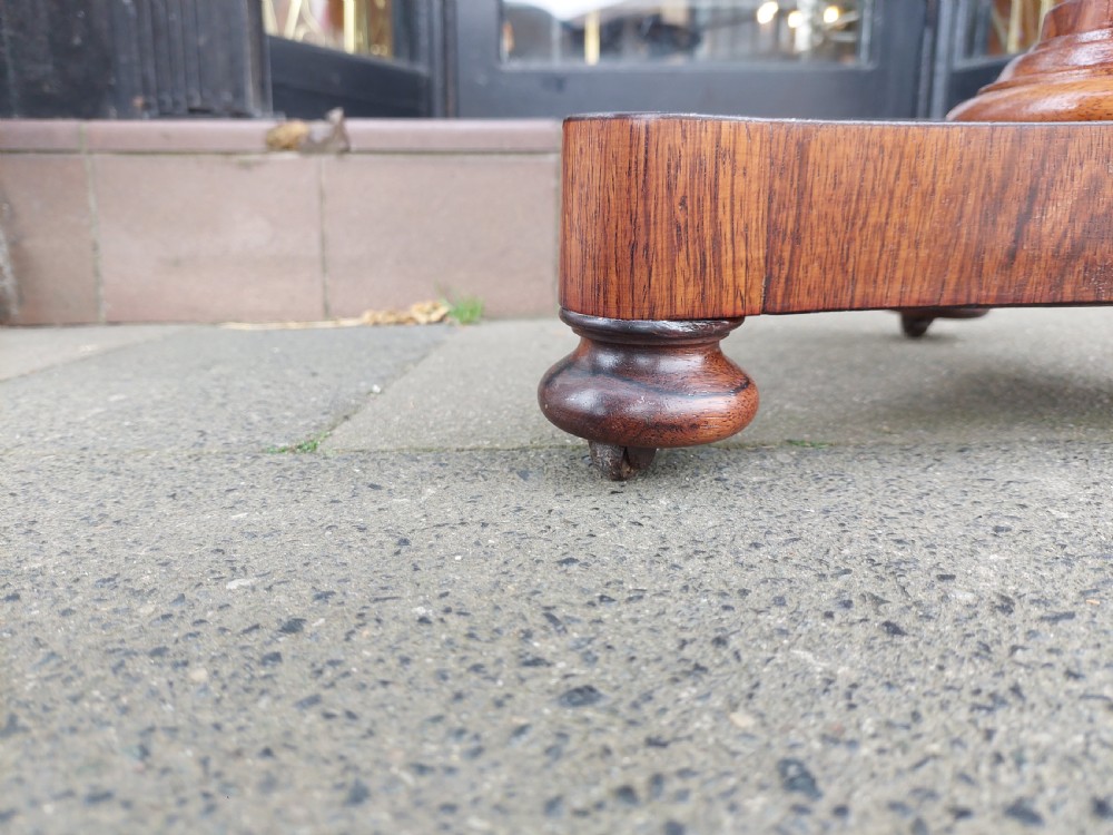 2nd Quarter 19thC Rosewood Occasional Table View VI