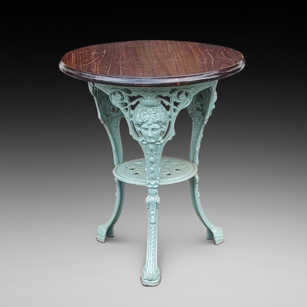Late 19thC Britannia Style Cast Iron Garden Table