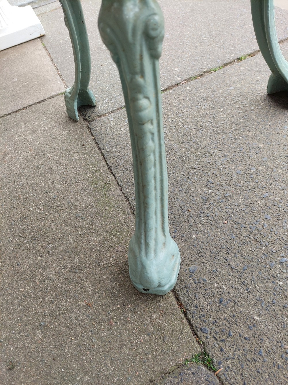 Late 19thC Britannia Style Cast Iron Garden Table View VI