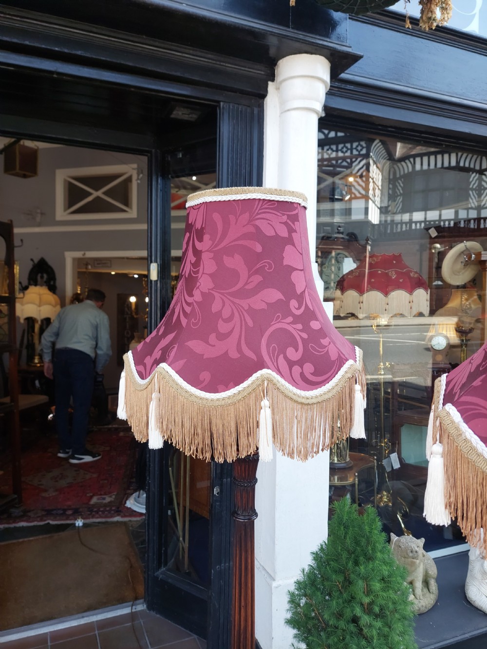Pair of Georgian Style Mahogany Standard Lamps View VIII
