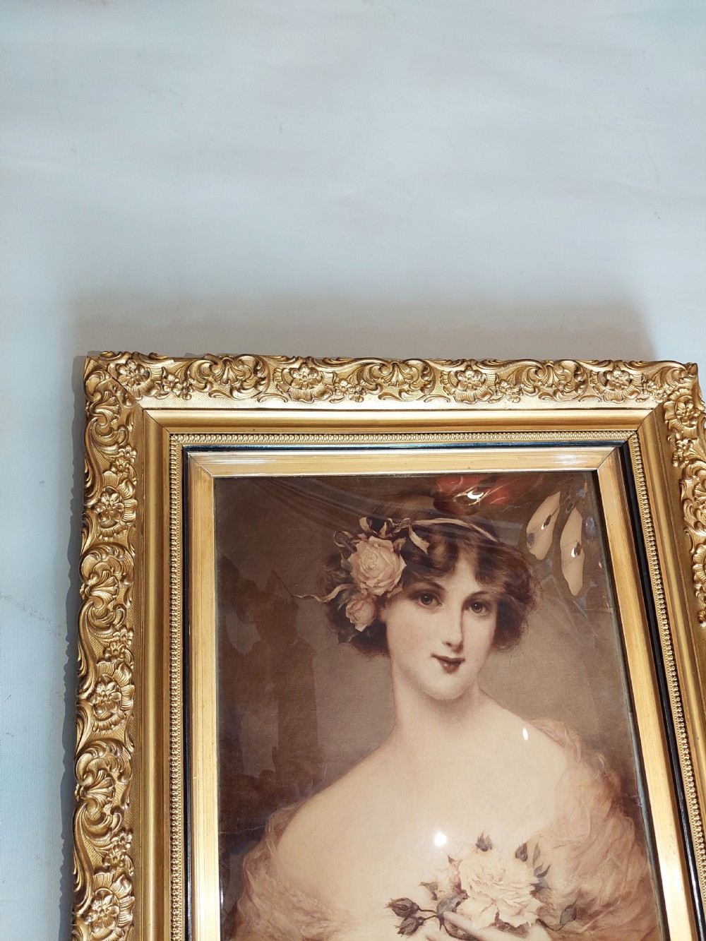 Art Nouveau Crystoleum Portrait - Albert Solbiac View II