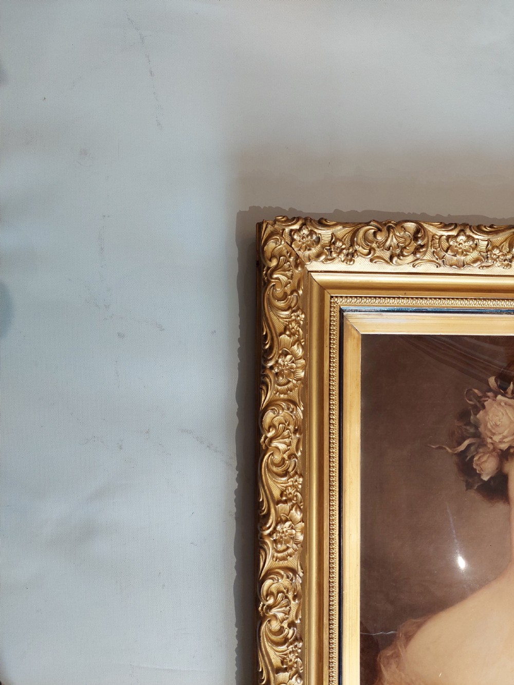 Art Nouveau Crystoleum Portrait - Albert Solbiac View III