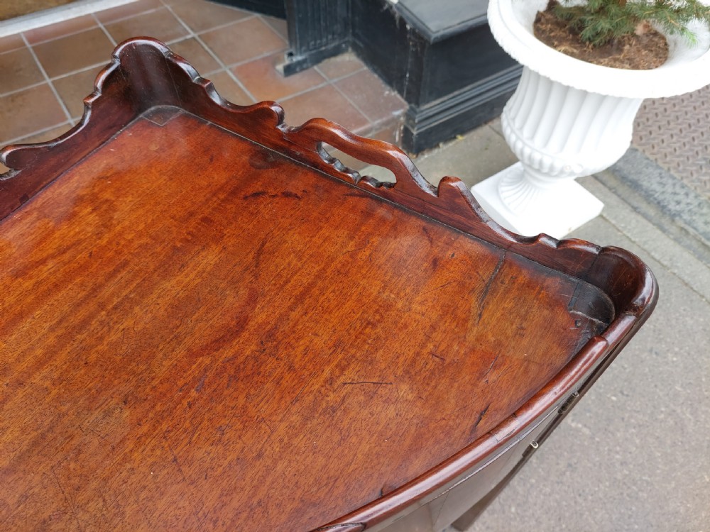 George II Mahogany Corner Night Stand View IV