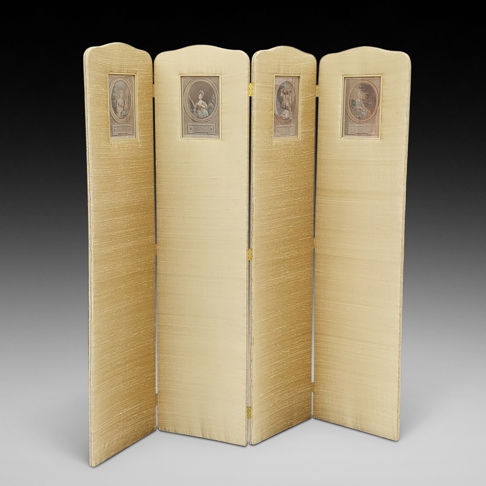 Late 19thC French Room Divider Screen 