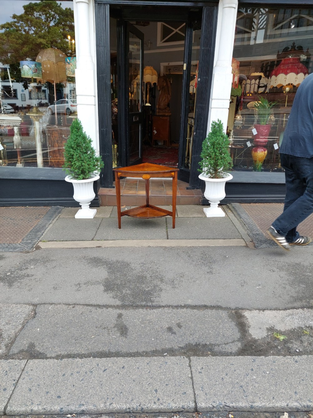 Edwardian Rosewood Corner Table View III