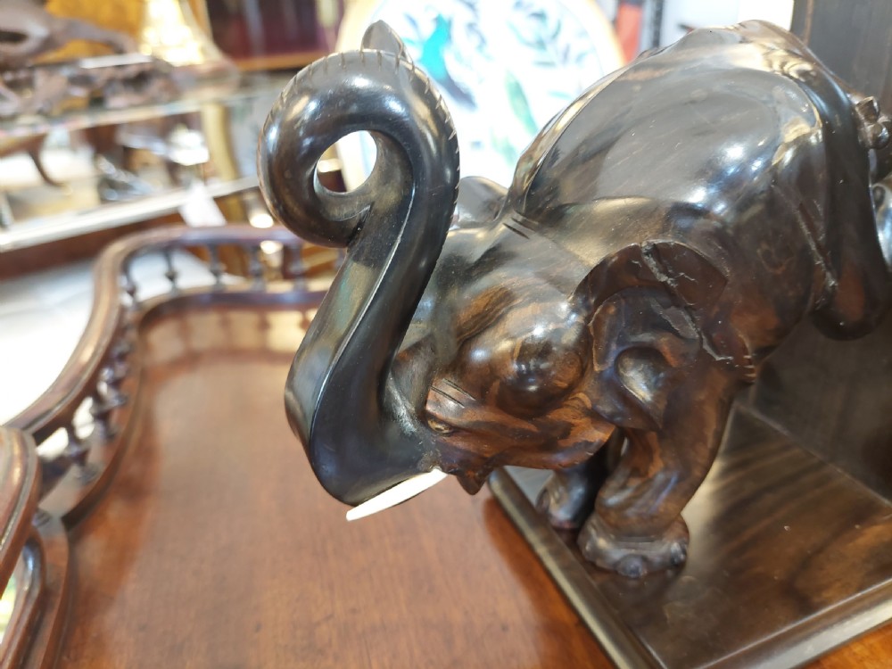 Anglo-Indian (Ceylon) 19thC Macassar Ebony Bookrests View II