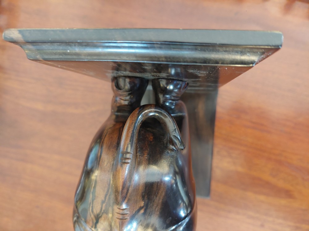 Anglo-Indian (Ceylon) 19thC Macassar Ebony Bookrests View V