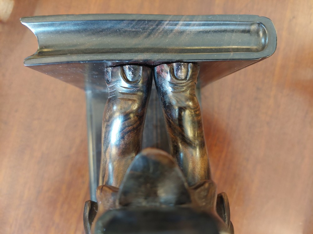 Anglo-Indian (Ceylon) 19thC Macassar Ebony Bookrests View X