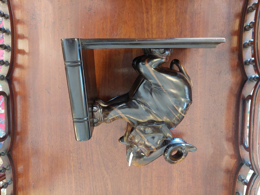 Anglo-Indian (Ceylon) 19thC Macassar Ebony Bookrests View XI