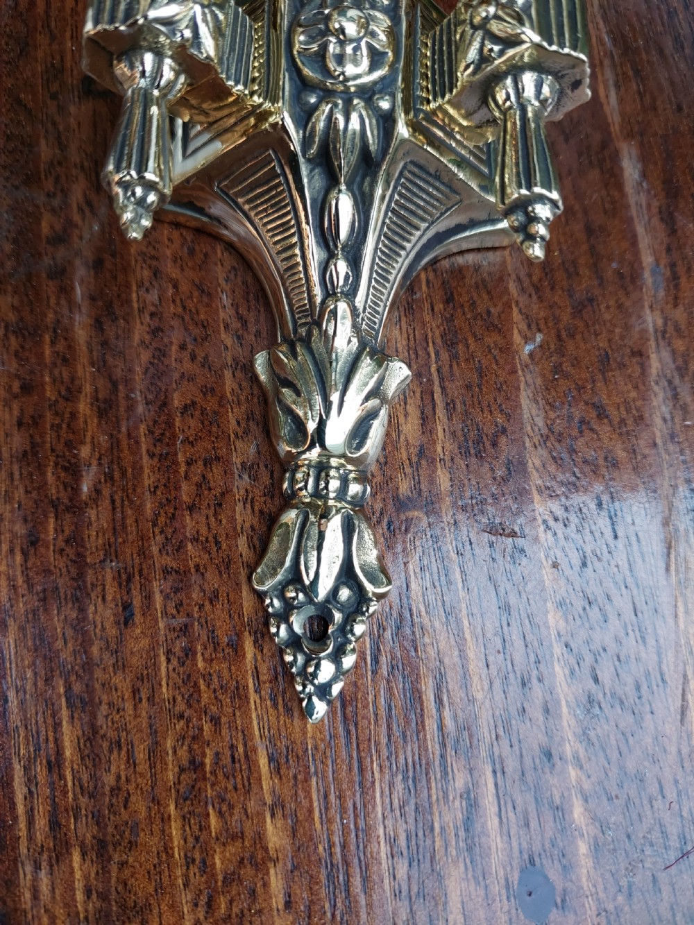 Pair of Brass Adam-Style Twin-Branch Wall Lights View IV