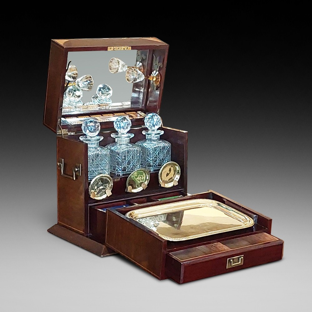 Late Victorian Decanter Box & Games Compendium 