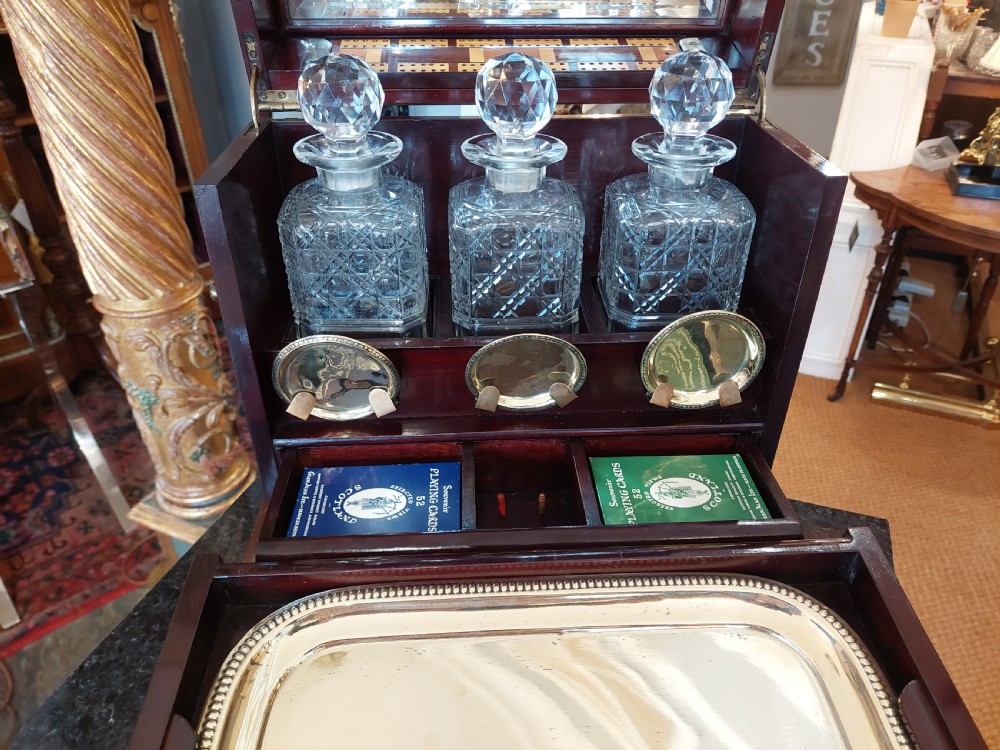 Late Victorian Decanter Box & Games Compendium  View V