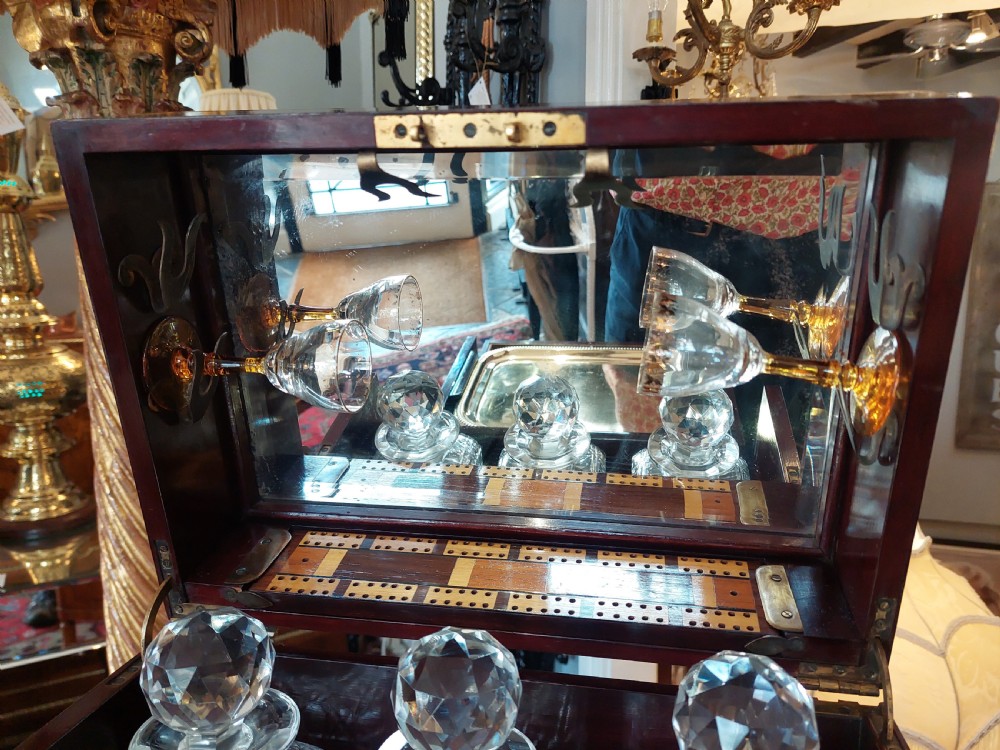 Late Victorian Decanter Box & Games Compendium  View VIII