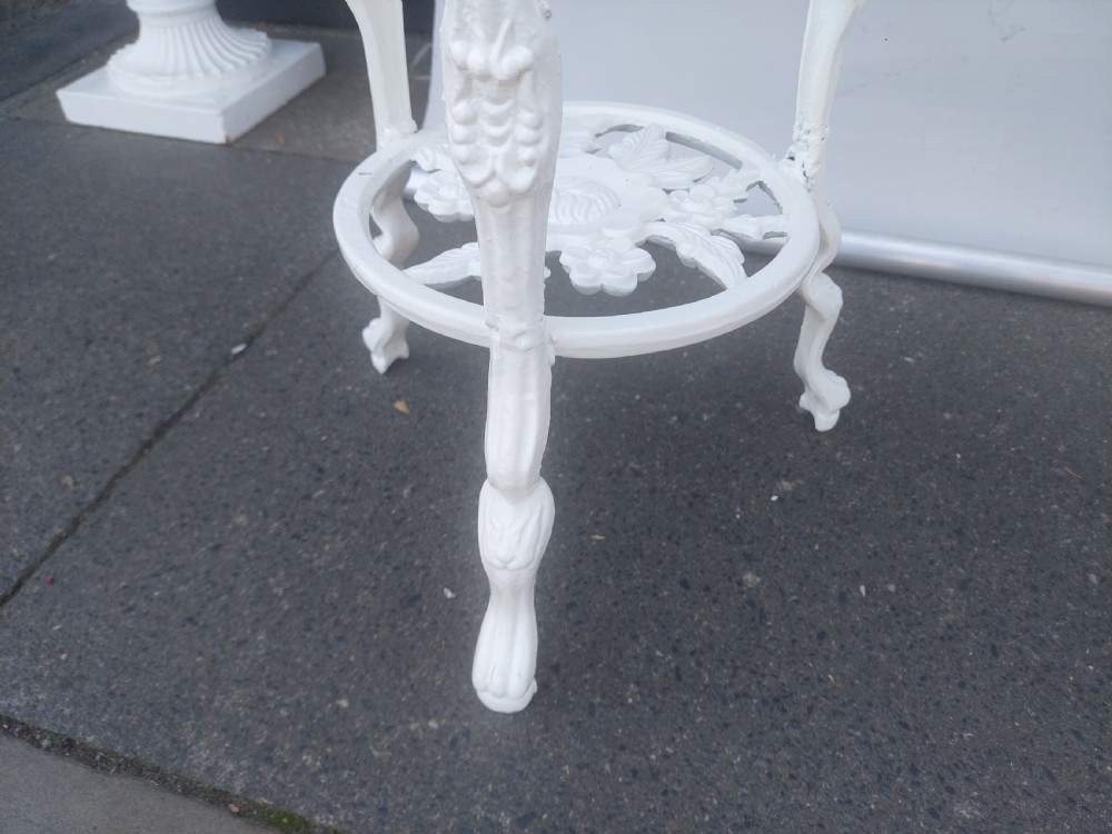 Pair of Victorian Latticework Cast Iron Planters  View IX