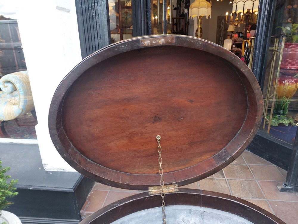 George III Mahogany Lead Lined Wine Cooler View IV