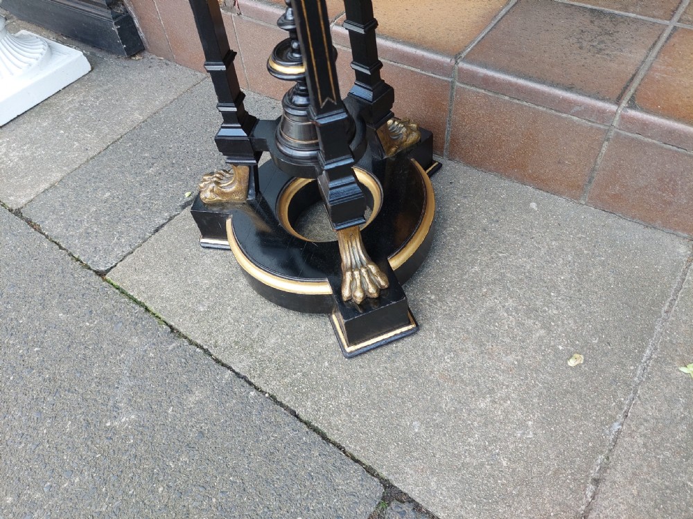 Late19thC Ebonised & Ormolu Mounted Jardiniere Stand View III