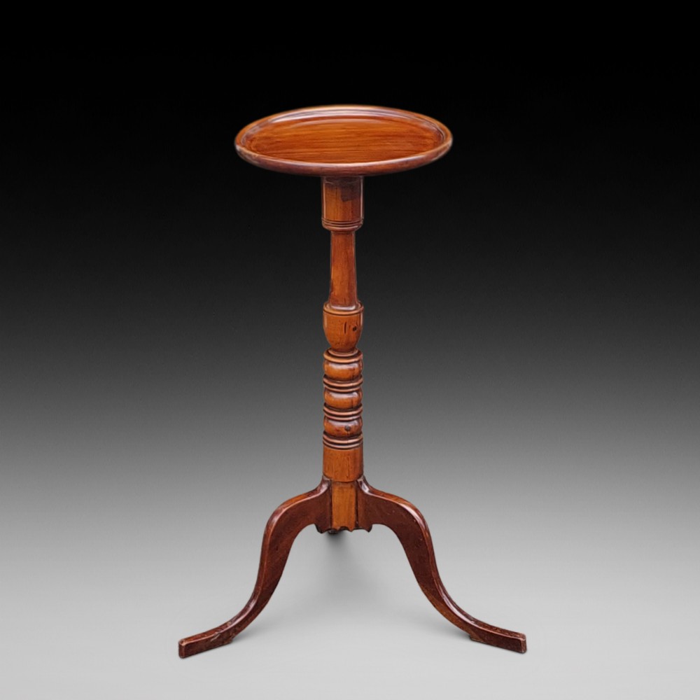 George III Mahogany Candle Stand Occasional Table