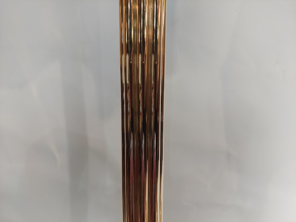Pair of Early 20thC Cast Brass Standard Lamps  View VII