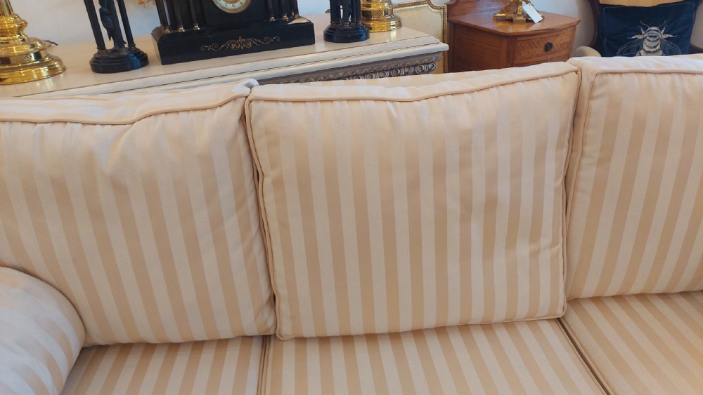 George III Mahogany Framed Sofa Settee View V