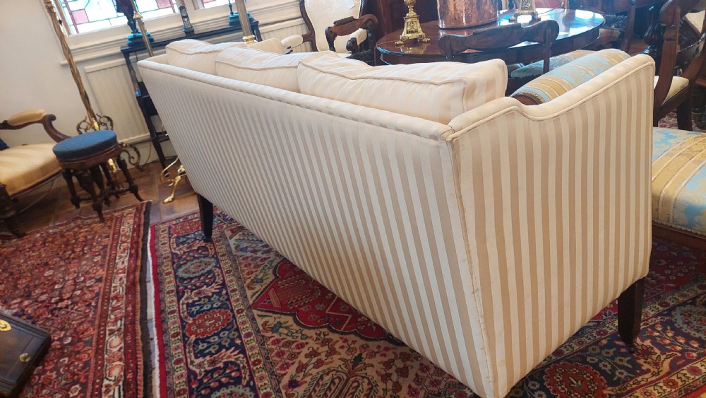 George III Mahogany Framed Sofa Settee View VII