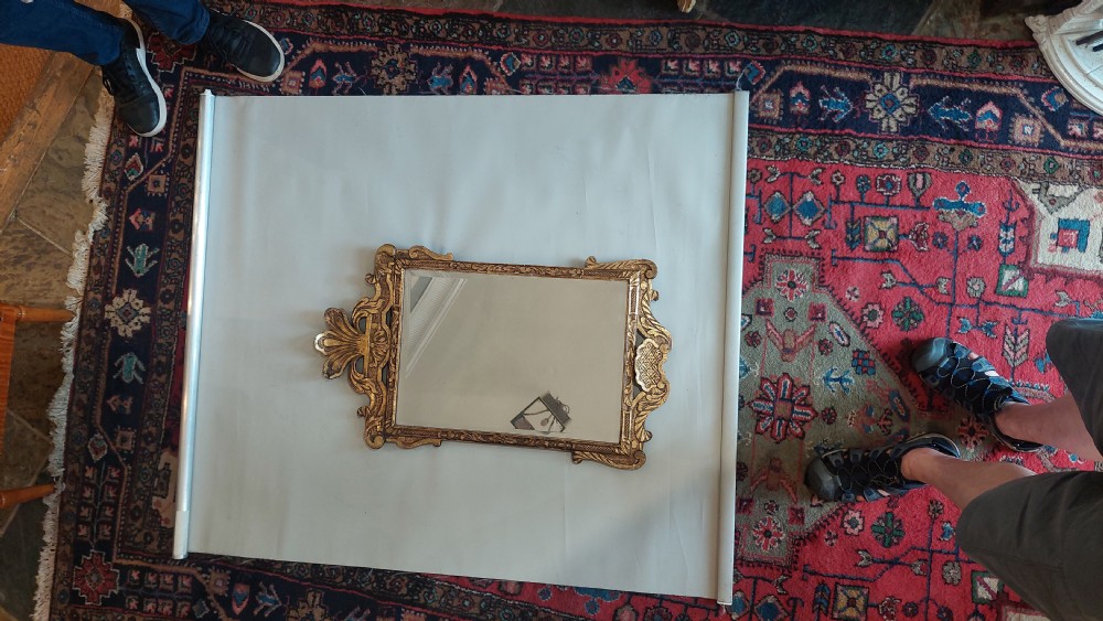 Mid 19thC Giltwood Mirror by Robert Strahan - Dublin View II