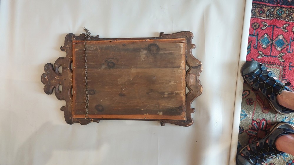 Mid 19thC Giltwood Mirror by Robert Strahan - Dublin View IX