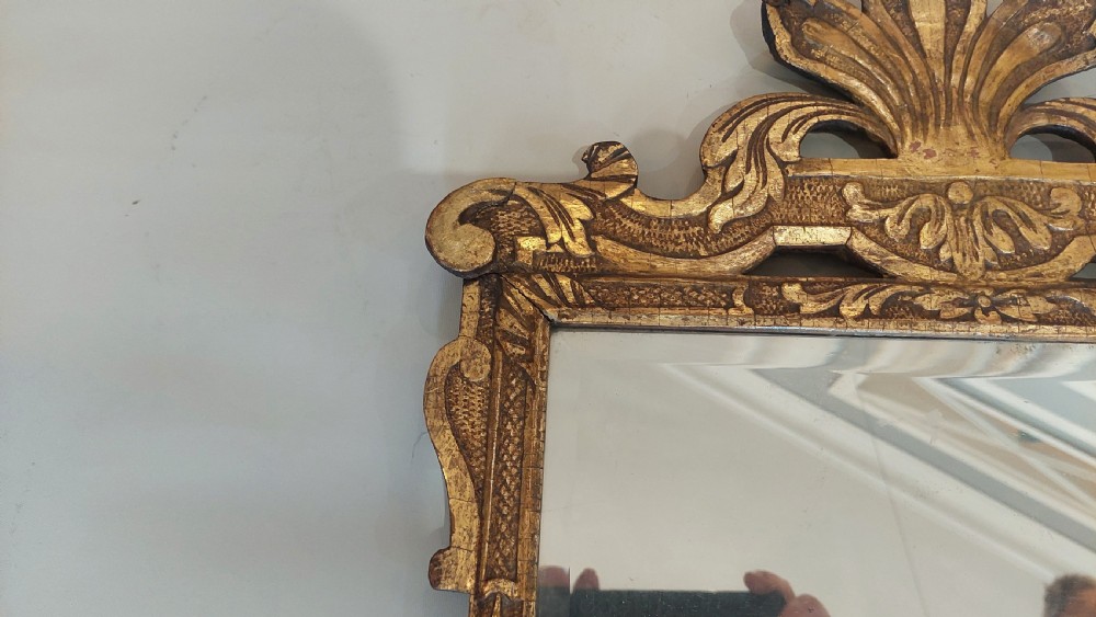 Mid 19thC Giltwood Mirror by Robert Strahan - Dublin View XI