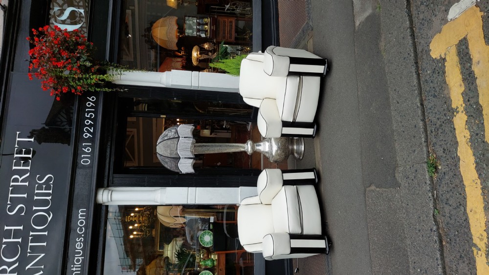 Pair of Art Deco Club Armchairs  View III