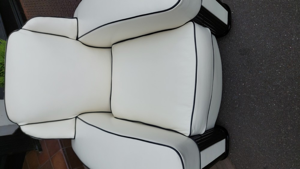 Pair of Art Deco Club Armchairs  View VI