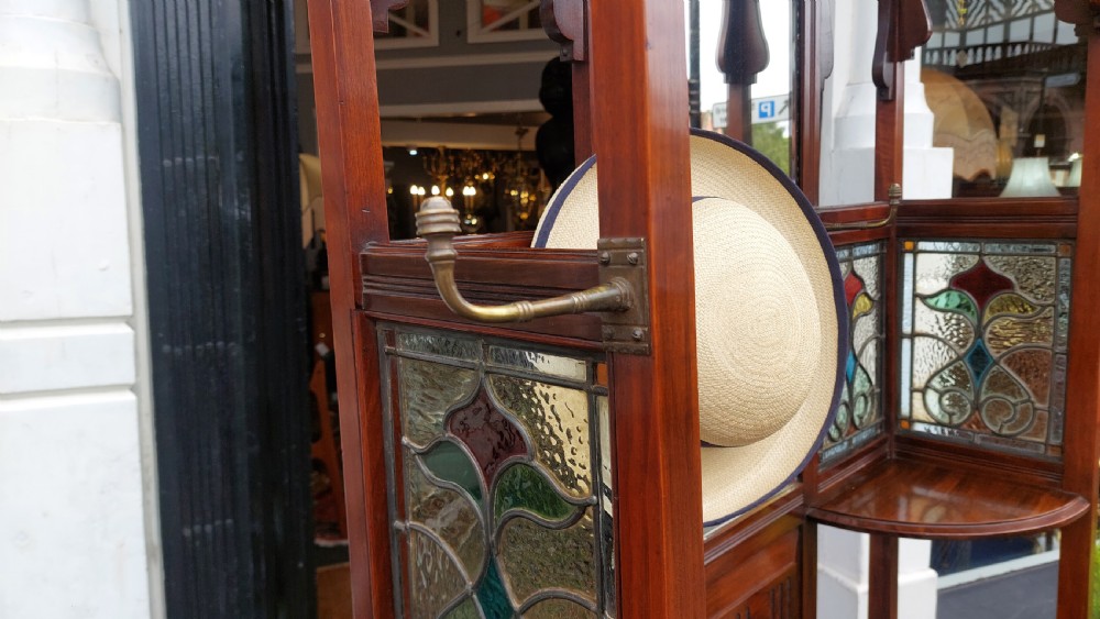 Edwardian Mahogany Hat & Coat Hall Stand View VIII