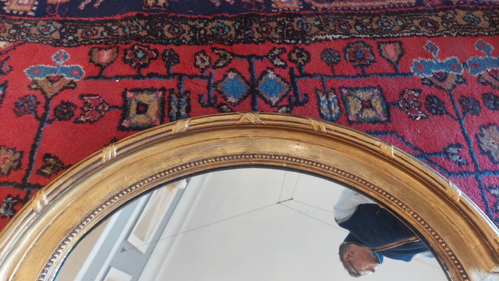 Late 19thC Gilt-Framed Wall Mantel Mirror View IV