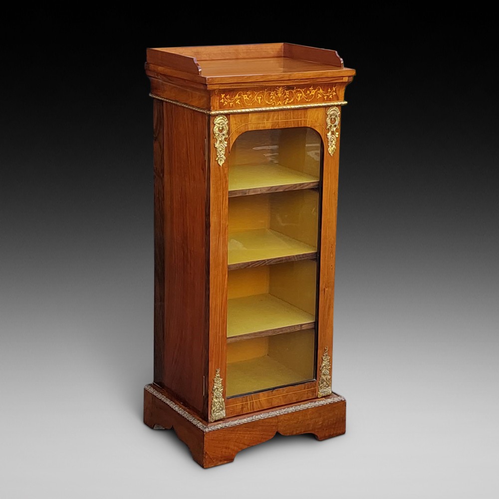 Small Victorian Pedestal Pier Cabinet