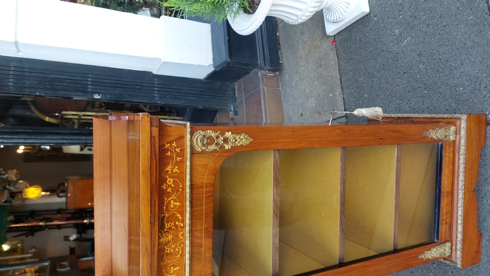 Small Victorian Pedestal Pier Cabinet View V