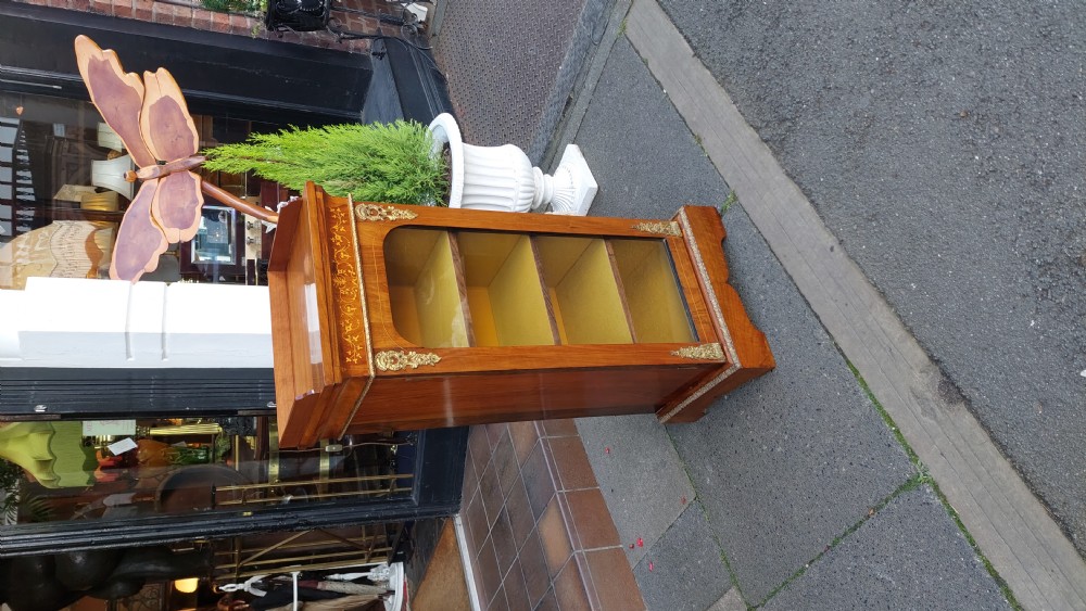Small Victorian Pedestal Pier Cabinet View VI