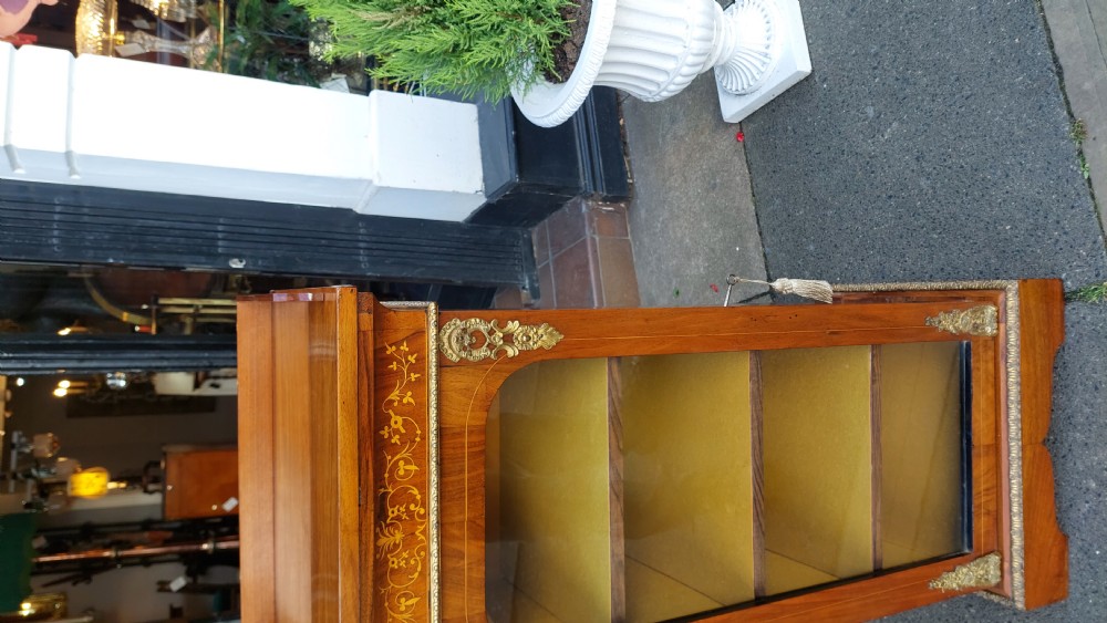 Small Victorian Pedestal Pier Cabinet View VII