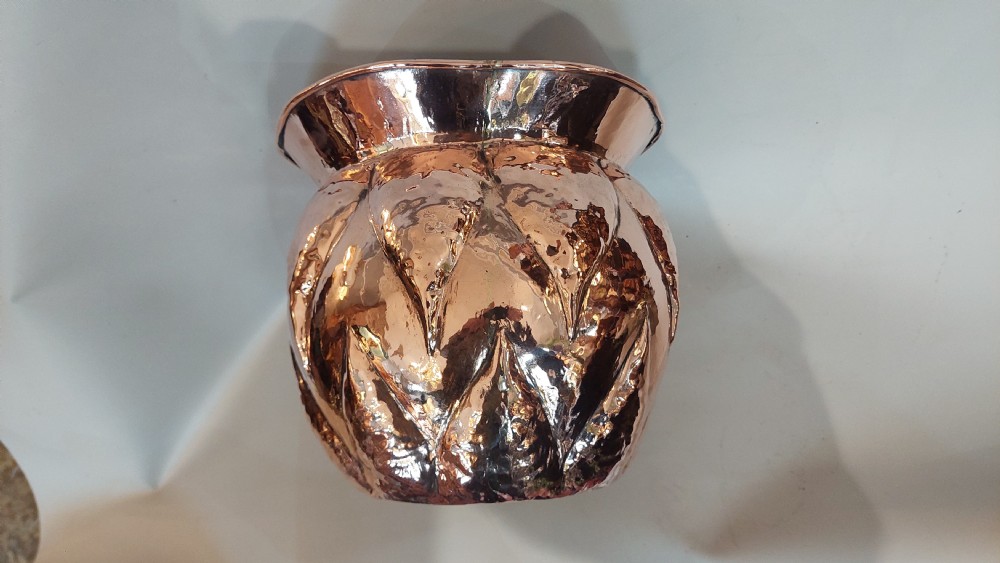 Arts and Crafts Copper Planter Jardiniere  View III