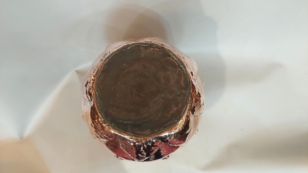 Arts and Crafts Copper Planter Jardiniere  View VI