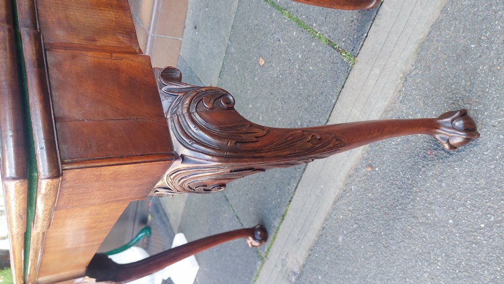 George II Mahogany Card Table View III