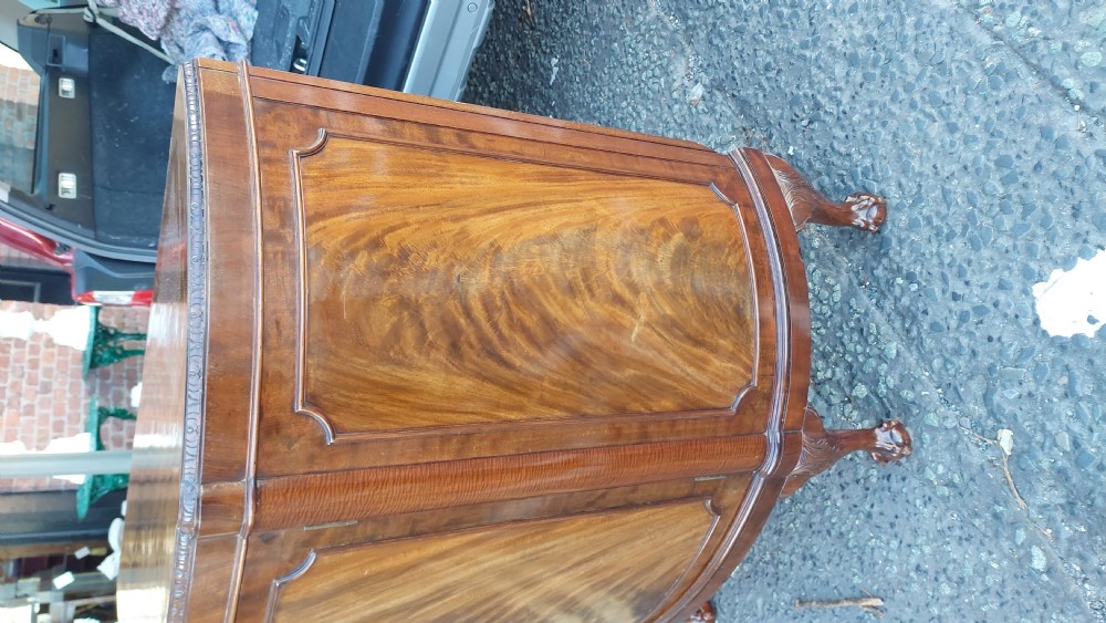 Early 20thC Mahogany Bowfront Sideboard Drinks Cabinet View VI