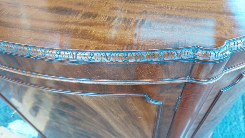 Early 20thC Mahogany Bowfront Sideboard Drinks Cabinet View VII