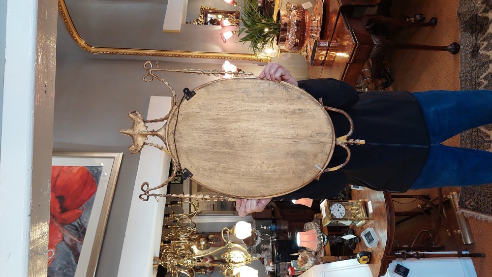 Late Victorian Adam Revival Giltwood Wall Mirror View V