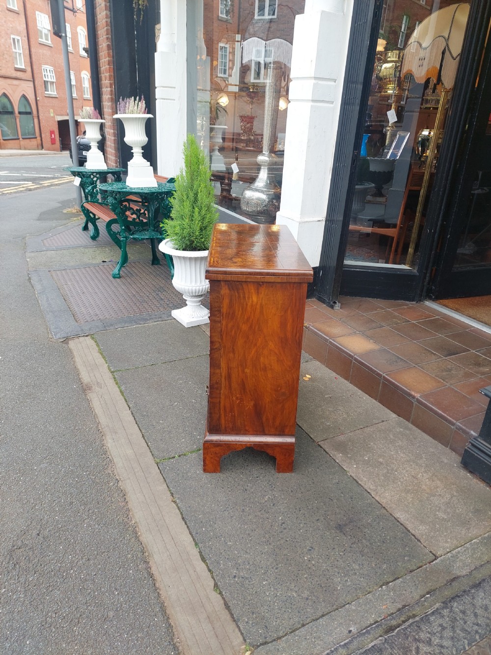 George I Style Walnut Bachelors Chest View II