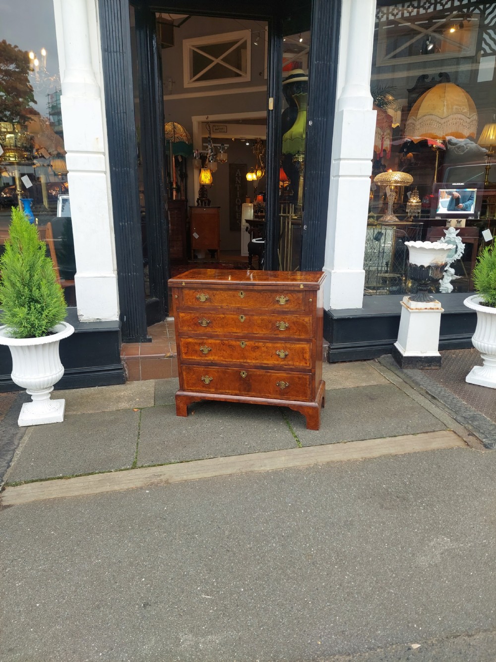 George I Style Walnut Bachelors Chest View III