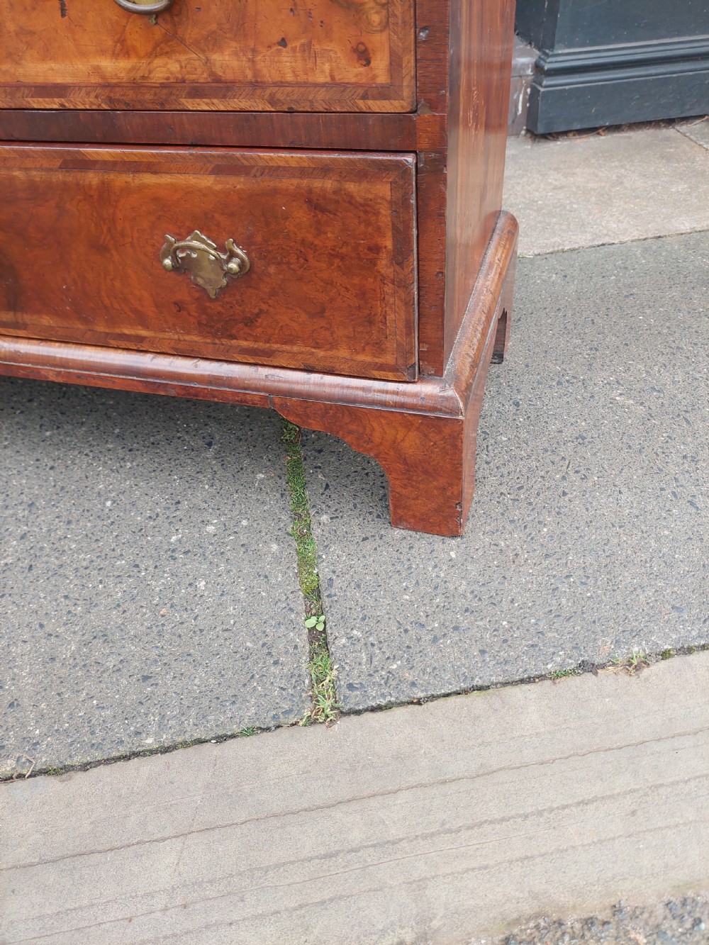 George I Style Walnut Bachelors Chest View V