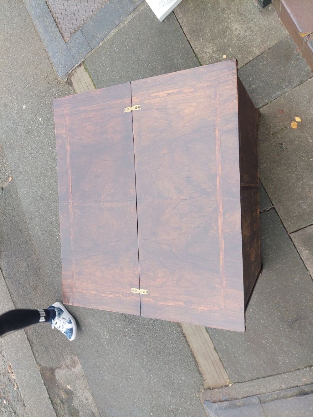 George I Style Walnut Bachelors Chest View IX