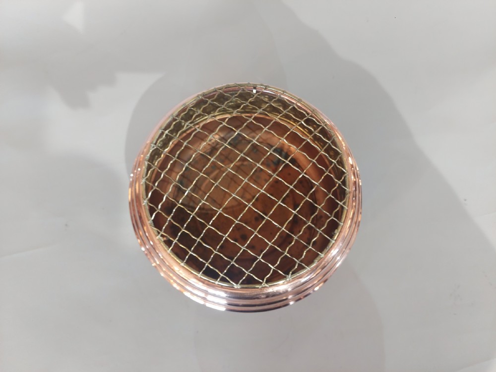 Victorian Copper and Brass Encircled Rose Bowl View II