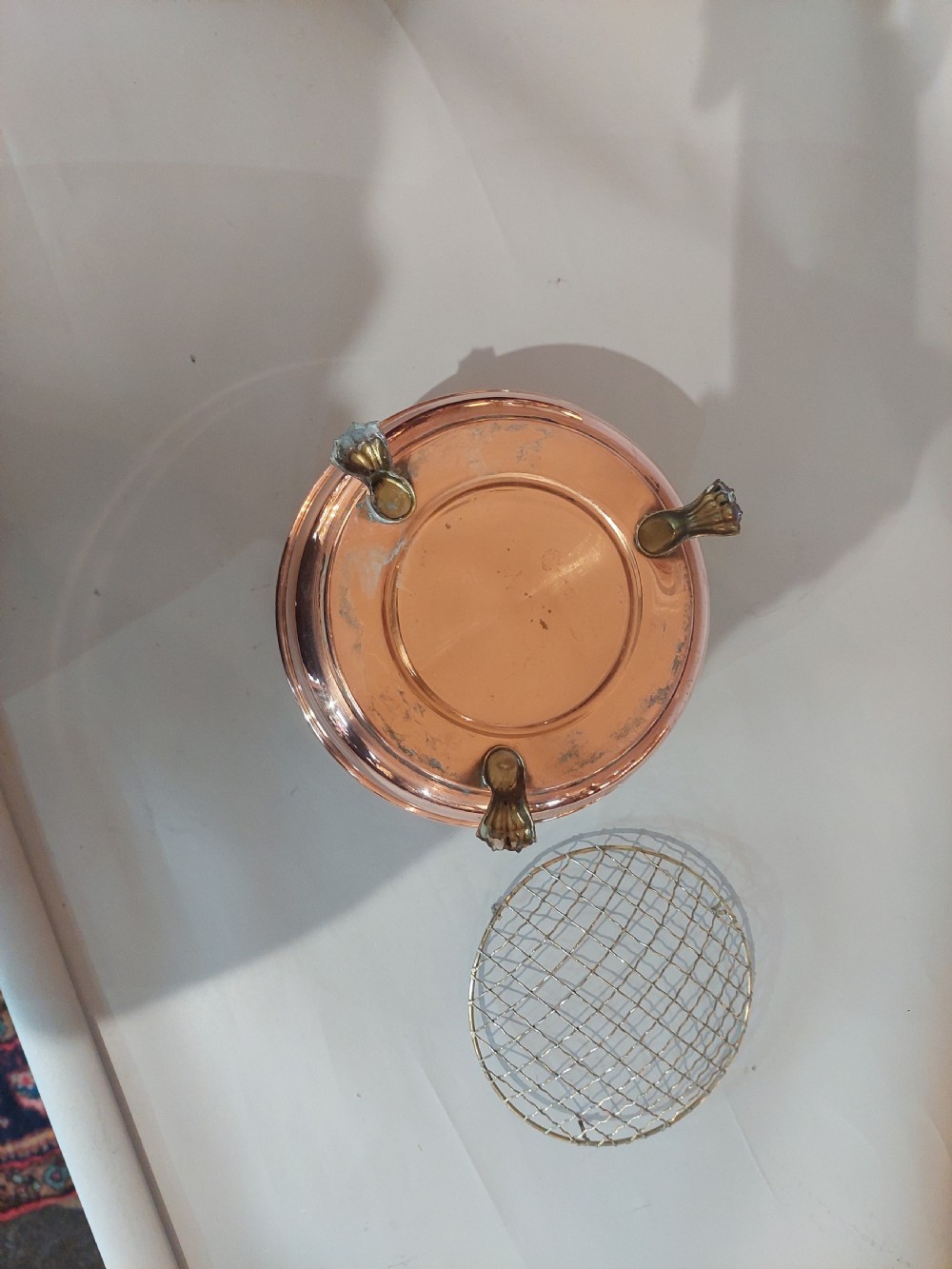 Victorian Copper and Brass Encircled Rose Bowl View VIII