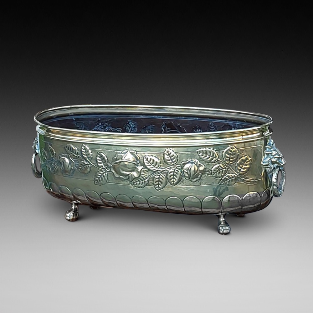 Victorian Brass Planter Trough