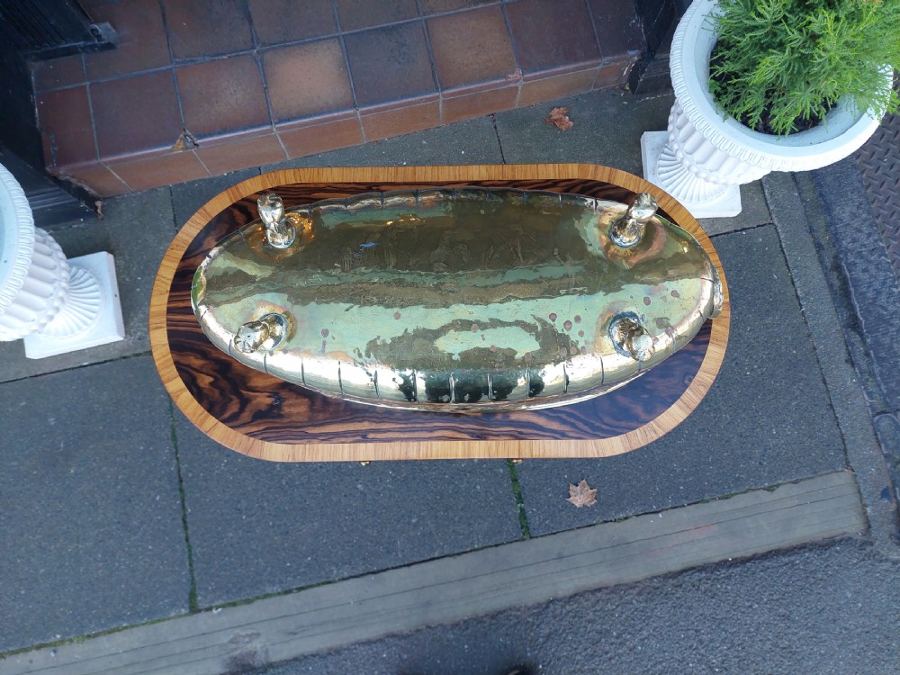 Victorian Brass Planter Trough View VIII