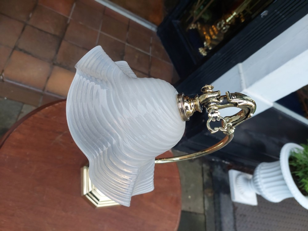 Early 20thC Brass Desk Lamp View II